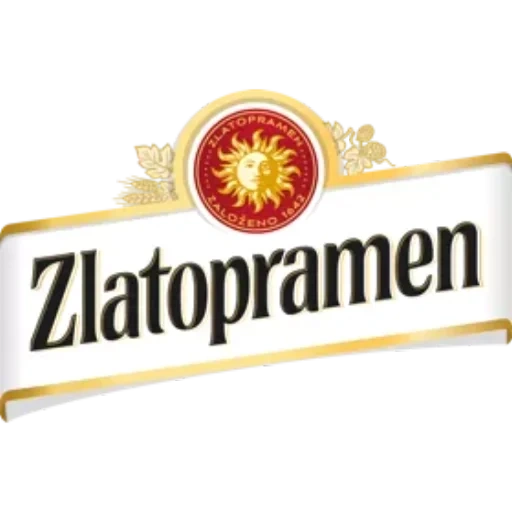 bier, beliebtes bier, das logo von zlatopramen, krumbach bier logo, gambrinus bier logo