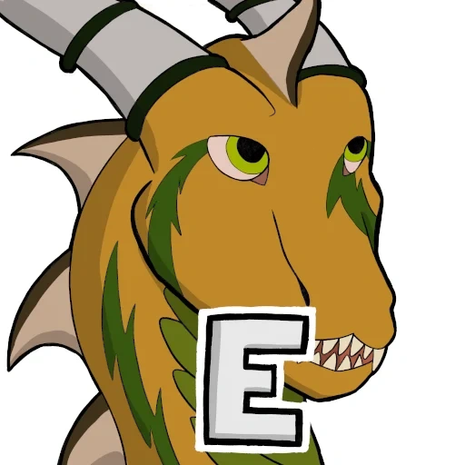 o dragão, dragão do logotipo, a cabeça do dragão, coloque um dragão, logotipo de dragão verde