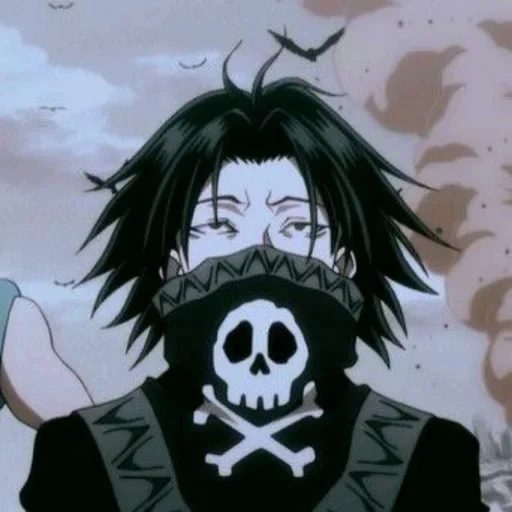 feitan, feitan, feitan marah, feitan porter, karakter anime