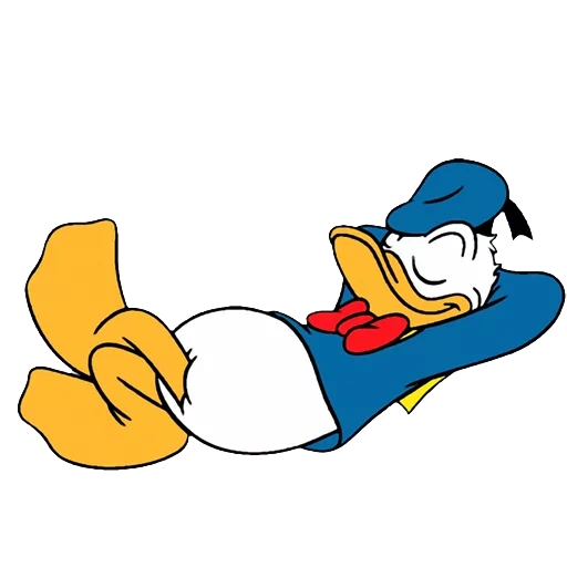 donald, paperino di paperino, clip di anatra, paperino song, personaggi dei cartoni animati assonnati