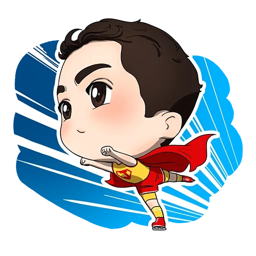 chibi, jantan, menggambar superman, shazam menggambar chibi, jimat superhero