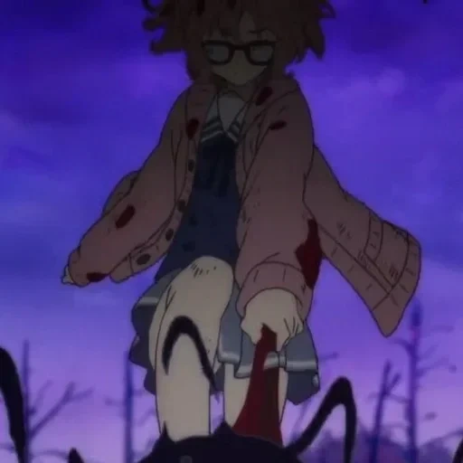anime, behind the line of amv, anime characters, behind the line of the series, kyoukai no kanata