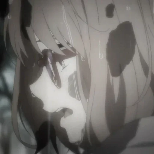 animação, animação é fofa, animação triste, personagem de anime, lágrimas estéticas anime