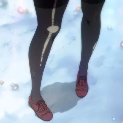 animação, kyoukai no kanata, pernas finas de anime, escola secundária de deus mabola 18