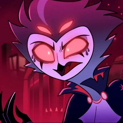 anime, humano, hotel khazbin, jefe hellish de stolas hellish, personajes hotel hazbin