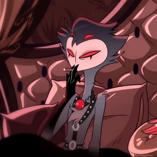 hotel khazbin, hotel hazbin, luni boss hellish, personaggi hotel hazbin, hotel hazbin alastor person