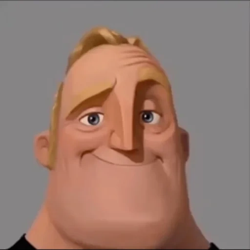 a man of the super families, incredibles canny, uncanny mr incredible, mister incredible becomes uncanny, mr exceptional joyful faces meme 9 phase