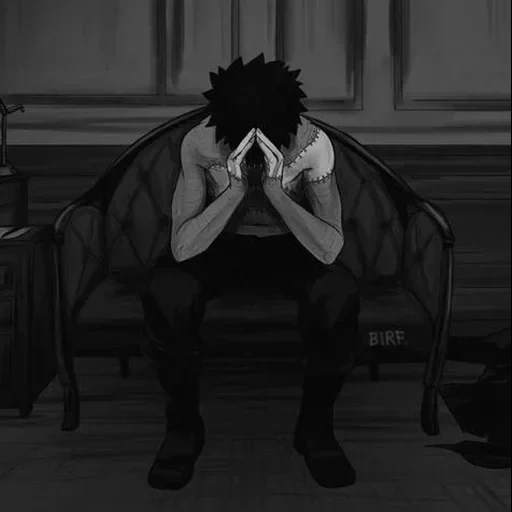 people, figure, anime boy, cartoon character, anime sasuke's sadness