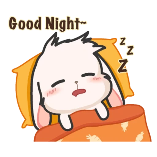 bonne nuit, bonne nuit, bonne nuit chéri, bonne nuit kawai