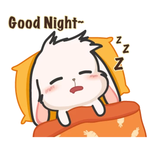 buona notte, buona notte ragazzo, buonanotte tesoro, buona notte kawai