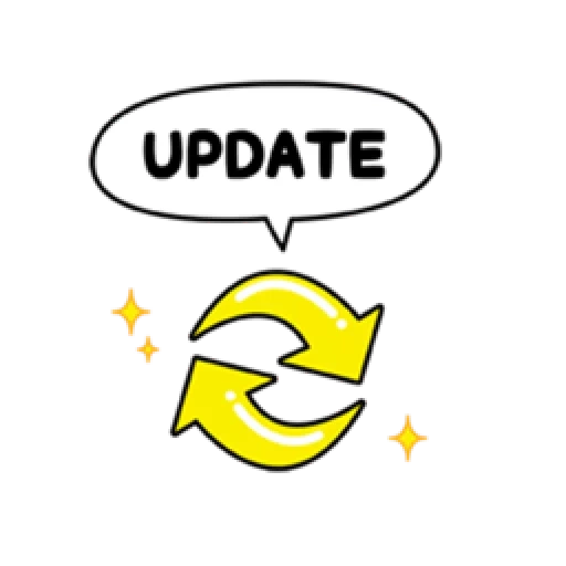 text, update, update, the icon button, update icon