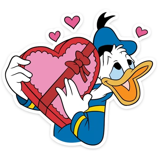 amor, daisy duck, pato donald, personajes de disney