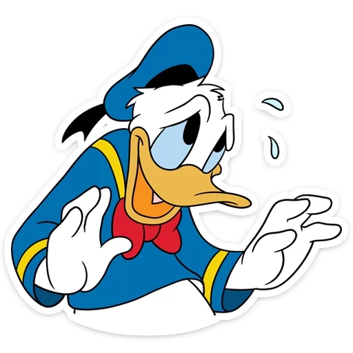 paperino, donald duck 18, adesivo donald duck topolino, personaggi dei cartoni disney