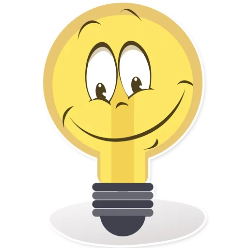 lampadina, idea per lampadina, lampadina sorridente, una lampadina divertente, lampada a incandescenza
