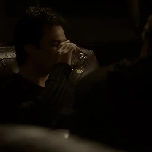 darkness, human, stefan whines, september shirace film, stefan salvatore drinks