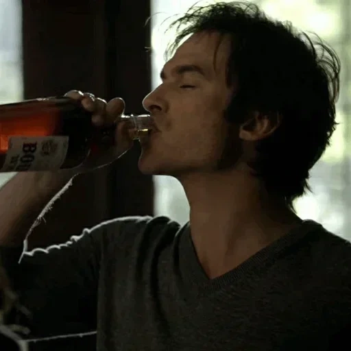 damon, human, matt damon, advertising cola bobik, damon salvatore drinks