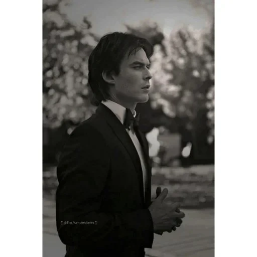 красивые парни, йен сомерхолдер, damon salvatore, деймон сальваторе, йен сомерхолдер смокинге