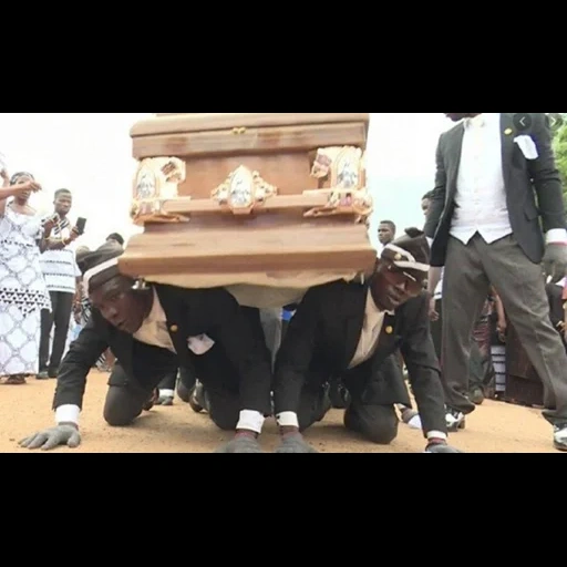 coffin, funeral, coffin dance, танец гробом, coffin dance meme