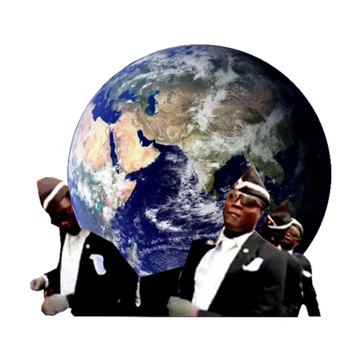 земной шар, coffin dancer, планета глобус, избранные труды, electronic arts мемы