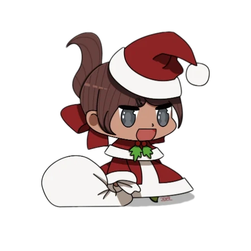 аниме, miko iino, padoru моника, падору падору, персонажи чиби