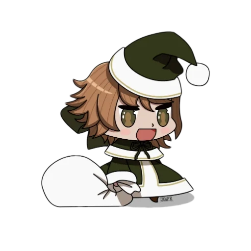 padoru, tebing merah padoru, tokoh tebing merah, karakter anime, dangan longpa padoru tebing merah