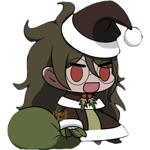 аниме, padoru каин, чиби персонажи, padoru нэдзуко, чиби padoru данганронпа