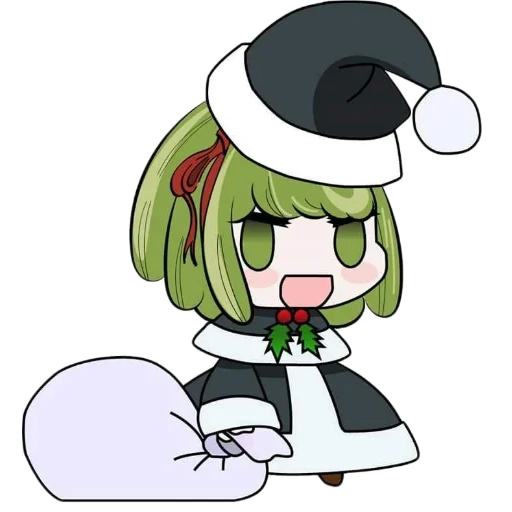 padoru padoru, аниме персонажи, энкиду фейт чиби, монако това чиби, падору падору данганронпа