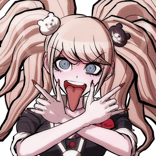 junko enoshima, спрайты джунко, эношима джунко, danganronpa junko, danganronpa v3 killing harmony