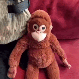 orangután ikea, mono de juguete, mono de peluche, mono de peluche, juguetes de felpa smoltoys mono ali 66 cm