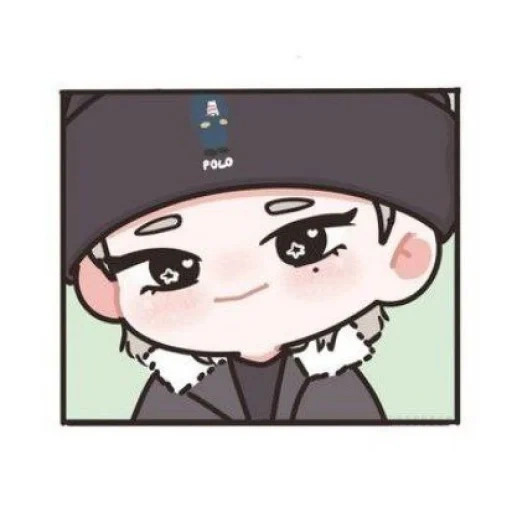 asiático, bts chibi, sehun chibi, got7 chibi jackson, chega de arte domo