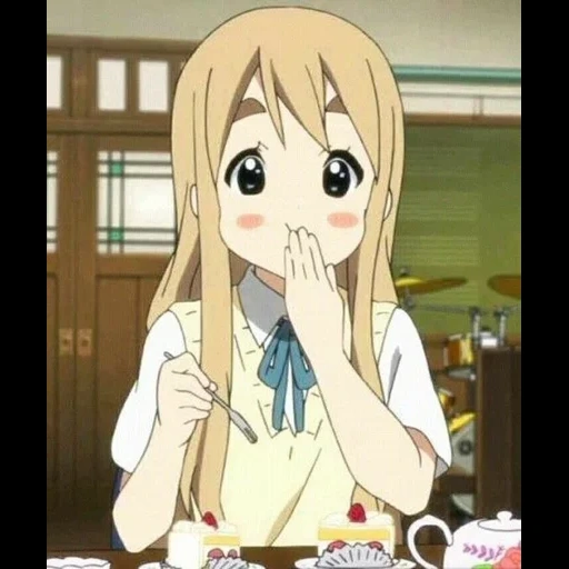 mugi, mugi chan, keion mugi, anime keion mugi, fraises kin kin