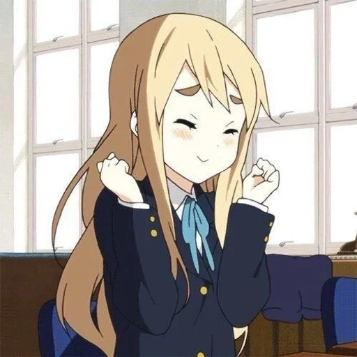 k on, mugi, mugi chan, minako kotobuki, tsumugi kotobuki piange