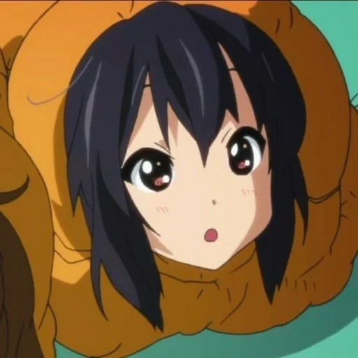 anime, azus chan, anime kawaii, personaggi anime, arrabbiato azusa nakano