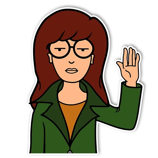 daria, дарья джейн, дарья моргендорфер, наклейки дарья моргендорфер