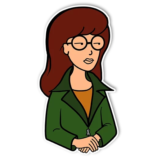 daria, daria jane, daria mordendorfer, aufkleber daria morgendorfer