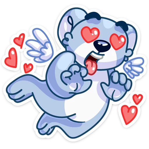 bello, panda, abbracci, orso blu waiber