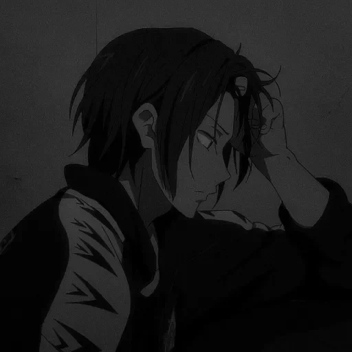 monticule, image, anime artistique, rin matsuoka, anime triste