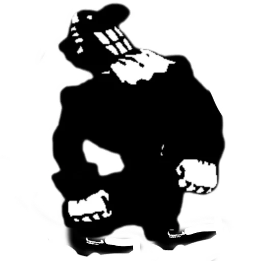 gorille, humain, ténèbres, art anarchiste, logo gorille