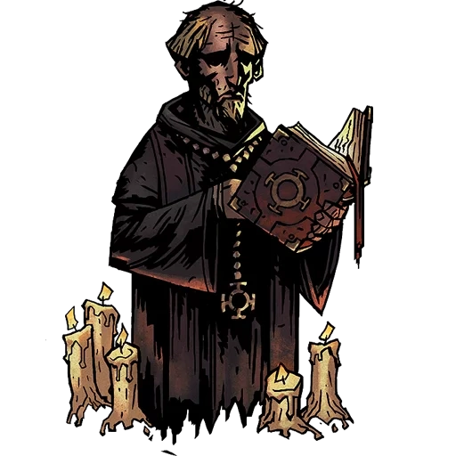 darkest dungeon, fanatiques de dark dungeon, interrogateur dark dungeon, occultiste du donjon sombre, dark dungeon guardian