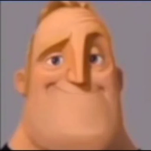 unheimliches mem mr incredible, unheimliche mr unglaubliche vorlage, die gesichter von mr sind außergewöhnlich, menschen die menschen ansprechen die memm kennen, mr exceptional meme eerie trifft original