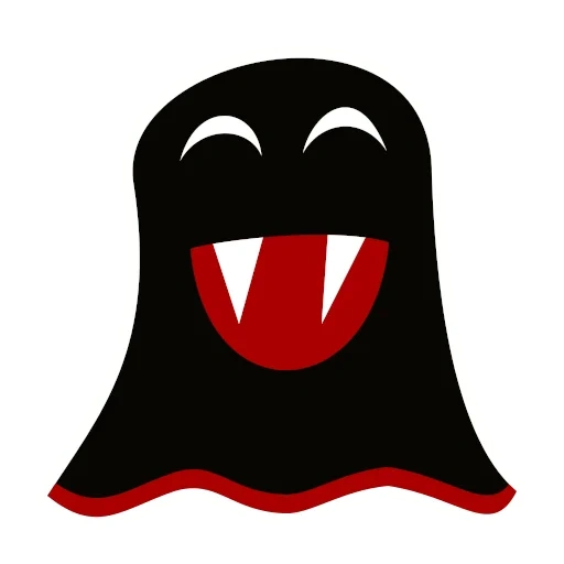 hantu, emoji, kegelapan, logo hantu