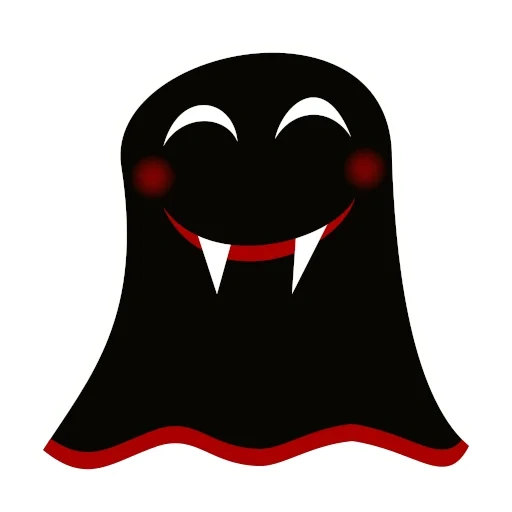 fantasma, emoji, trevas, logotipo fantasma