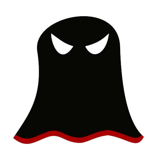 fantasma, trevas, logotipo cavaleiro, a silhueta do fantasma