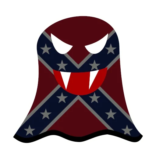 emoticon di emoticon, bandiera confederata