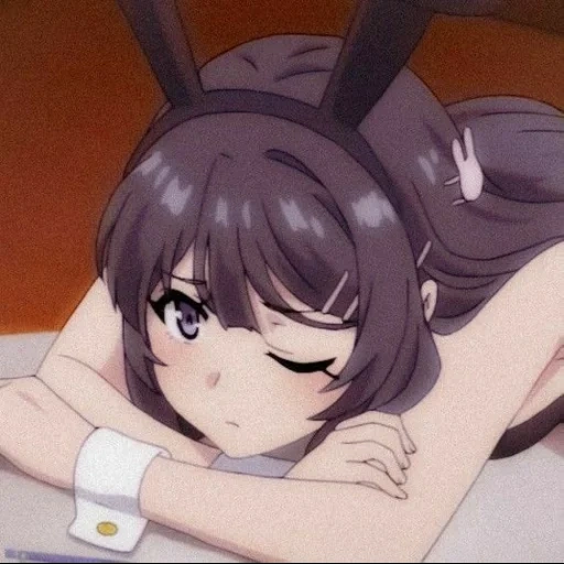 аниме, горячие аниме, девушки аниме, seishun buta yarou wa bunny girl