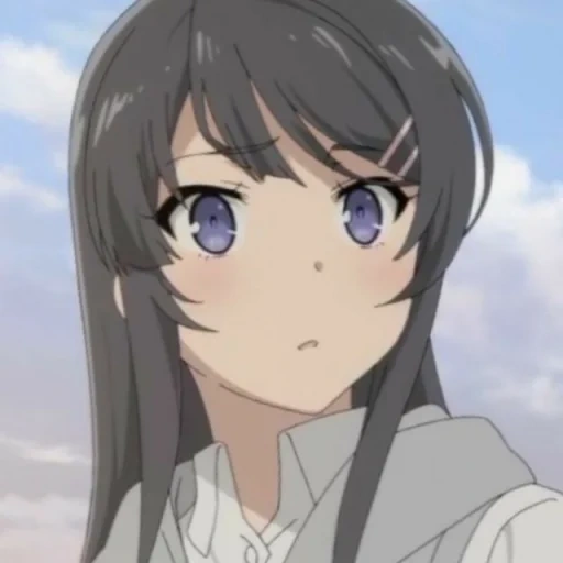 menina anime, personagem de anime, animação shishun buta yaru, seishun buta yarou wa bunny, coelho de anime saishun buta yarova