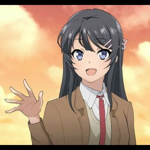 sakuraudzima, ragazze anime, personaggi anime, possa l'anime del personale di sakuraudzima, anime seishun buta yarou wa bunny