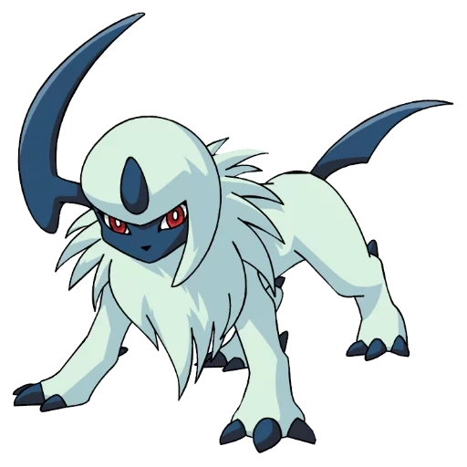 pokemon, pokémon meow meow, absol pokemon, pokémon absol, evolution d'absol pokémon