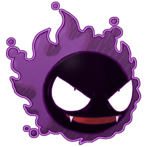 gartley pokemon, monstro de bolso de gastly, habilidades mágicas do bebê bastley, monstro de bolso gengar gastley, fantasma do bebê mágico gastley