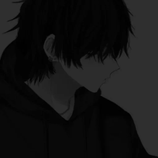 anime, figure, anime boy, art de l'anime, anime sombre